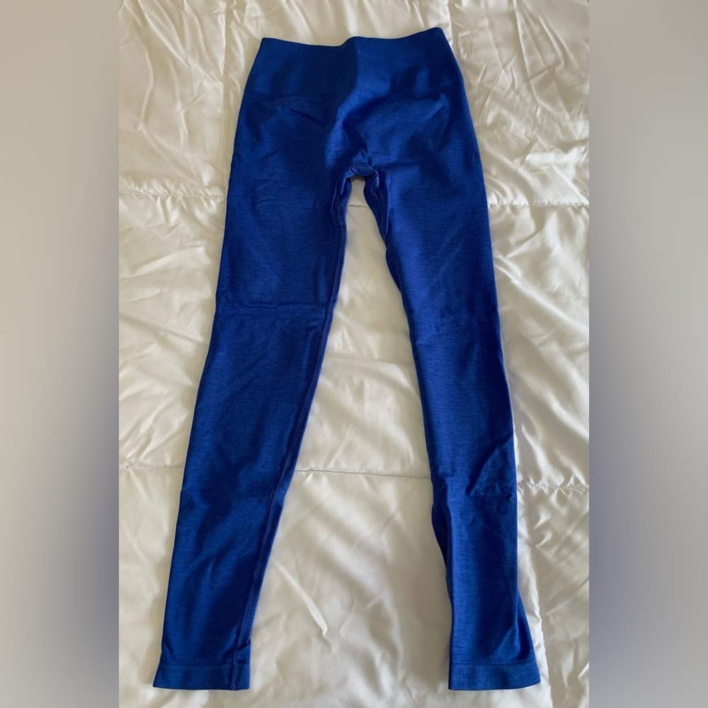 New Women's Alphalete Leggings Sz Small in Sapphire